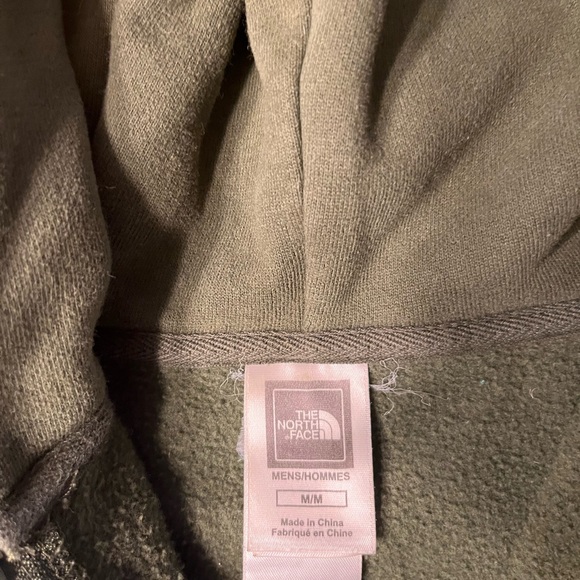 The North Face full zip green hoodie size medium. - Picture 2 of 2